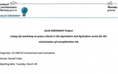 Living Lab workshop on green criteria in the Agriculture and Agriculture sector for the minimisation of eutrophication risk