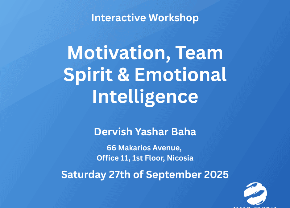 Invitation: Interactive Workshop on Motivation, Team Spirit & Emotional Intelligence